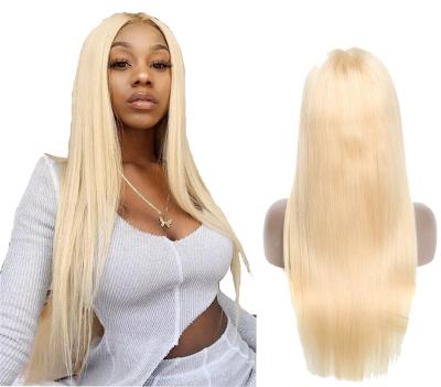 China Uniky Straight Wig Sellers Good Quality Blonde 613 Hair Lace Front Wig Wholesale Cheap Russian Hair Wig for sale