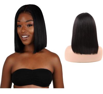 China Wholesale Straight Glueless Bob Wigs Lace Front Pixie Peruvian Short Full Human Hair Bob Wigs Curly Lace Frontal Hd Virgin Hair Wig for sale