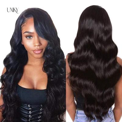 China Body Wave Full Customize Lace Wig Seller Mink Brazilian Virgin Hair Cuticle Aligned 360 Lace Body Wave Hair 360 Lace Frontal Wig for sale