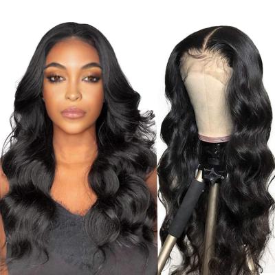 China Uniky Lace Front Wig Body Wave Virgin Hair Brazilian Cuticle Aligned Human 1b# Uniky Lace Front Wig Body Wave Real Hair Wig Wholesaler for sale