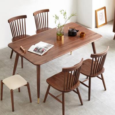 China High Quality Customized Nordic Style Pure Natural Solid Wood Table Dining Room Living Room Furniture Set for sale