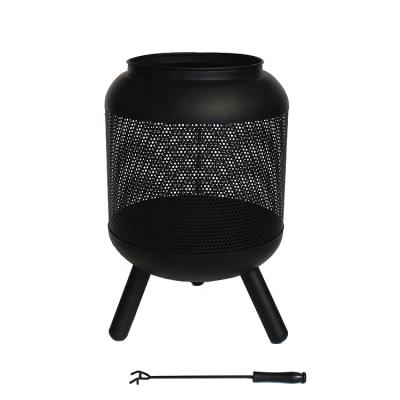 China Stored Hot Sale Garden Fire Drum Fire Pit For Wood Burning for sale