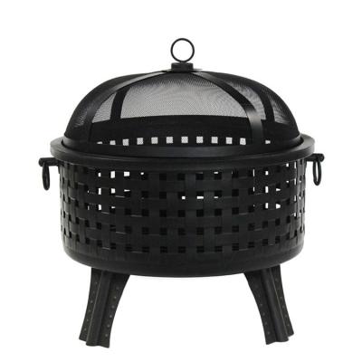 China Stocked China Manufacturer Garden Lattice Fire Pit ODM Factory Supply Square BBQ Fire Pit For Outdoor for sale