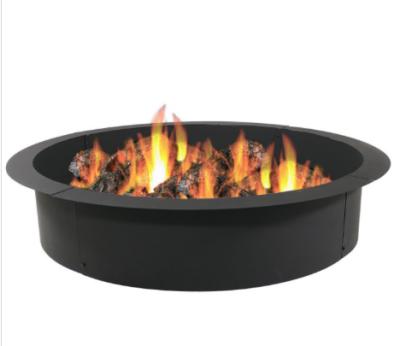 China Garden Promotion Single Large Round Stocked Steel Fire Ring for sale