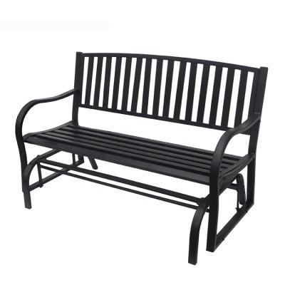 China Hot Selling Patio Bench Garden Metal Glider Bench for sale