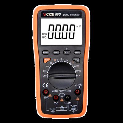 China 86D VICTOR 5999 3 5/6 Digital Automotive Ringed Digital Multimeter With USB Interface Capacitance Gauge VBC DCV ACA DCA Meter 86D for sale