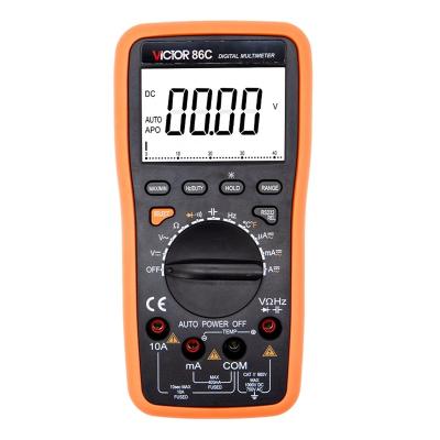 China 86C VICTOR LCD Display Multimeter With USB Interface Auto Digital Range Meter OEM Support 86C for sale