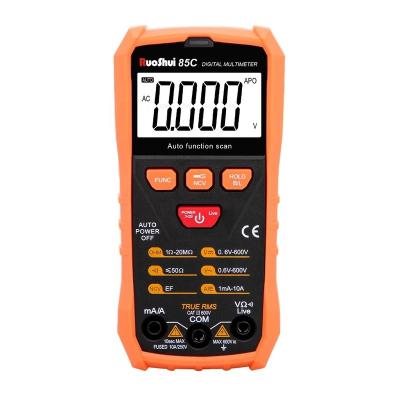 China RuoShui 85C Digital Accuracy RMS True RMS Multimeter NCV AC/DC 1999 Counts Voltage Meter Smart Auto Ranging Tester With Flash Light NEW ITEM for sale