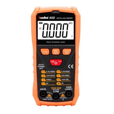 China Accuracy RuoShui 85D Guaranteed Quality Automatically Identify Functions Universal Digital Multimeter With NCV And LIVE Test for sale