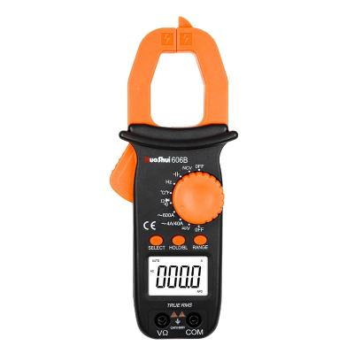 China RuoShui 606B RTS Digital Clamp Multimeter AC DC Voltage Current Amperimetro AC Frequency And Temperature Meter For Sale 606B for sale