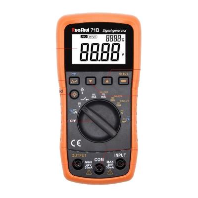 China 71B RuoShui Analog Signal Generator Thermocouple Calibrator 4-20mA Transmitter Source Current-Voltage Portable Process Simulator 71B for sale