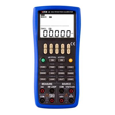 China VICTOR Handheld Calibrator 0.02% Multi-Function Process Accuracy Two Independent 24 Channels For I/O 5 Digits Display 205 *95 * 42 mm for sale