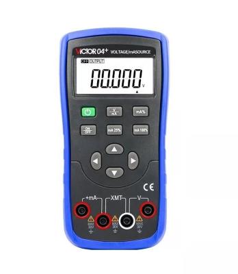 China VICTOR 04+ RTS Temperature Calibrator Voltage/mA Multifunction Source And Source Input Large Calibrator With 0.05% Accur 180*90*47mm for sale