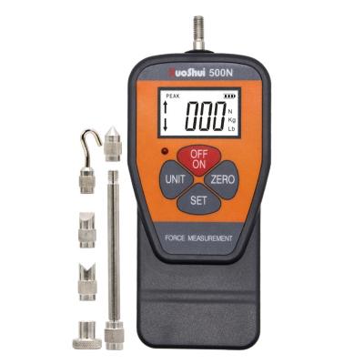 China High Accuracy RuoShui 500N RTS Digital Force Gauge Force Meter Force Gauge Push Pull Tester Equipment Portable Dynamometer 500N for sale