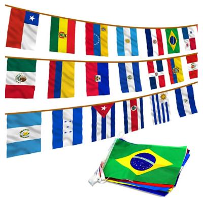 China FLYING Latin America 20 Countries String Flags - Matching Latin Flag Banners for International Events Conference Party Decoration for sale