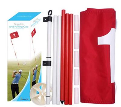 China Mini Small Wholesale Golf Stick Pin Flag Pole Practice Golf Outdoor Flags 1 Set With Flag for sale