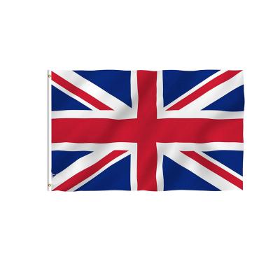 China Wholesale 3x5ft Polyester 100% Stock Union UK Jack United Kingdom British Flag Scroll for sale