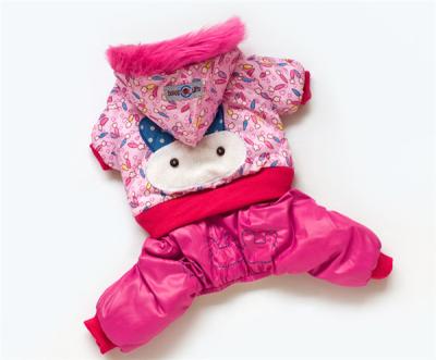 China Sustainable bunny design on back winter dog coats for sale