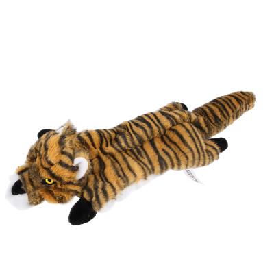 China Sustainable Tiger Animal Trained Dog Toys Chew for sale