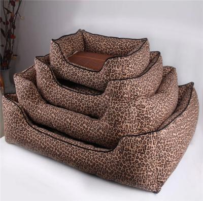 China Viable Leopard Dog Bed Luxury Wholesale for sale