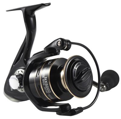 China Factory Quality Ultralight Metal Body Brake Fly Fishing Straight Powerful Spinning Wheel Fishing Reel for sale