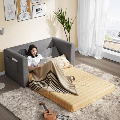 China Wholesale Furniture Living Room Furniture Bed Comfort Fabric Single Folding Soft Multifunctional Folding Sofa Bed for sale