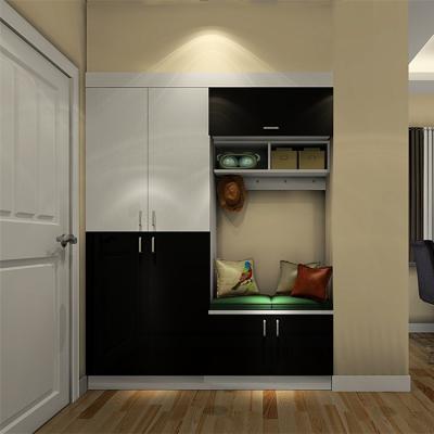 China Modern nordic multi-layer hall expandable wardrobe receive simple custom shoe cabinet shoe cabinet combination for sale