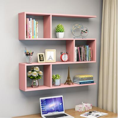 China Modern Wholesale Custom Living Room Furniture Wall Decor Shelf Metal And Wood Wall Shelf for sale