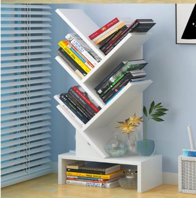 China Morden Modern Living Room Bedroom Office School Shelf MDF Standing Wooden Book Shelves for sale