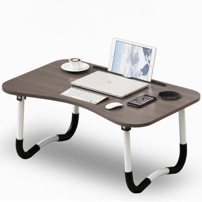 China Wholesale Foldable Portable Adjustable Wooden Simple Stand MDF Reading Table Computer Desks Notebook Wood Table for sale