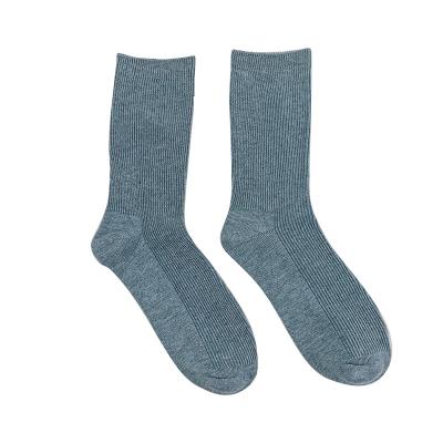 China Wholesale price retro female classic ribbed socks 100 breathable pure cotton soild cotton thongs women's hemp socks for sale