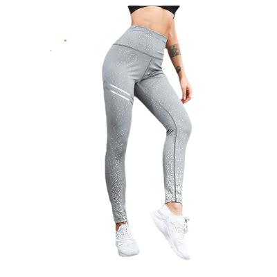 China Amazon ebay breathable hot sale yoga pants bronzing double ring print fitness sports yoga sports elastic printing pants the top for sale