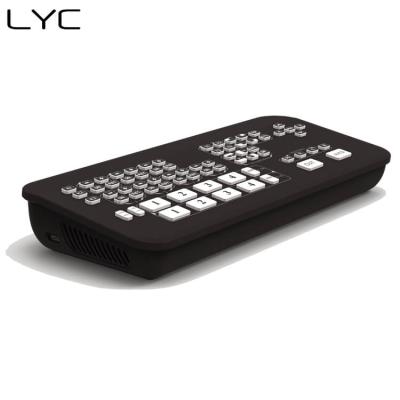 China Video Conference Recording And Broadcasting Control Keyboard Multi Format HDMI Live Streaming Switch for sale