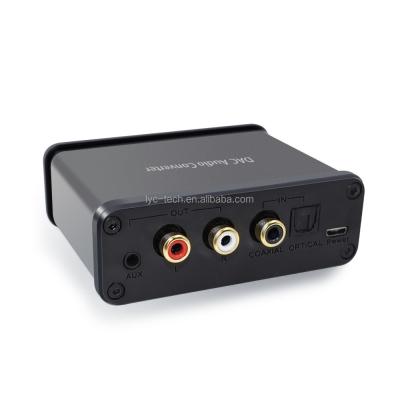 China Aluminum Toslink/Coaxial to L/R Audio or 3.5mm Digital Analog Converter Audio Audio for sale