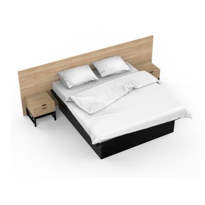 China Modern Hotel Bed Frame And Hostel Furniture Bedroom Hotel for sale