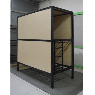 China Modern steel capsule bunk bed with curtains, lights and drawers for sale