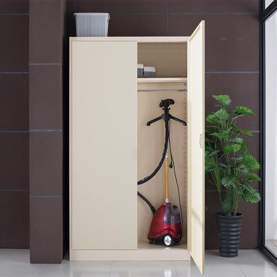 China (Height) Adjustable Balcony Cabinet Storage Cabinet With Door Storage Double Door Large Capacity Wardrobe for sale