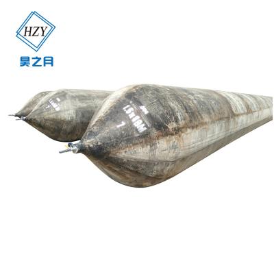 China Natural Rubber Fabric And Rope Small Vessel Floating Inflatable Roller Airbag For Boat Salvage for sale