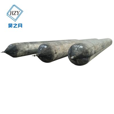 China Airtight Heavy Duty Natural Rubber Fabric And Rope Boat And Boat Launch / Marine Rubber Lifting / Recovery Air Bag for sale