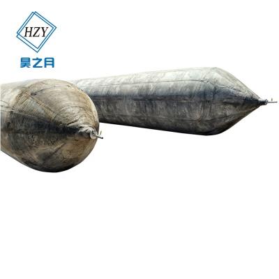 China Durable Marine Airbags Inflatable , Marine Salvage Lift Bags Optimized Natural Rubber Fabric And Rope Structural Layout for sale