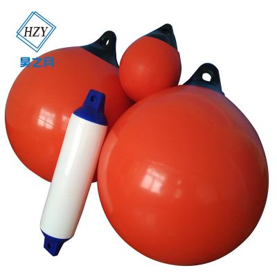 China Anti-collision For Small Boat Inflatable PVC Tarpaulin Water Marker Cylinder Buoys for sale