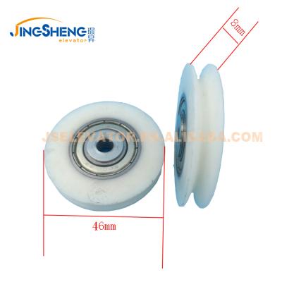 China Elevator Parts Elevator Door Rope Roller For JS-SCHINDLER Elevator Door Parts for sale