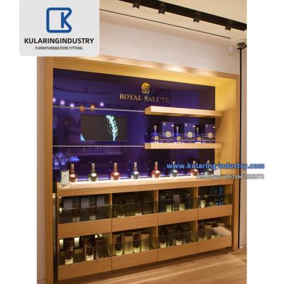 China Retail Store Bottles Show Modern E-cigar Store Display Furniture Vape Shelves Cabinet Smoke Store Showcase for sale