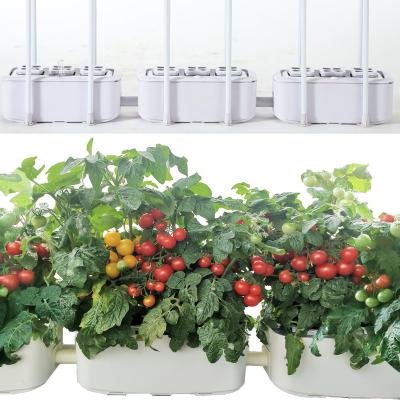 China Large Power 3-in-1 Power Modern Smart Solar Vertical Hydroponic Indoor Plant Growing Bucket Hydroponics Holland System for sale