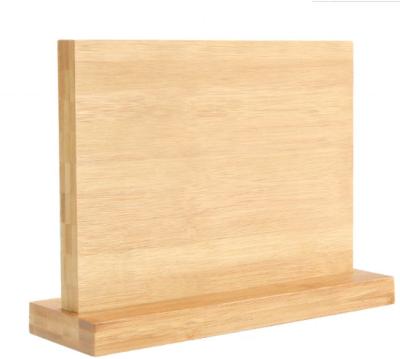 China Sustainable Factory selling magnetic acacia wood knife block for sale