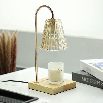 China Electric Fragrance Table Lamp Candle Melter Lamp with Timer for Pot Candle Glow Adjustable Candle Warmer Lamp for sale