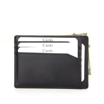 China RFID Front Pocket RFID Wallet Blocking Slim Card Holder Mini Wallet for sale