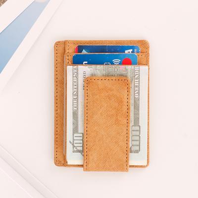 China New Rfid Magnetic Wallet Custom Made Front Pocket Tyvek Slim RFID Wallet for sale