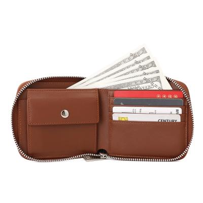 China RFID Rfid Coin Purse Wallet OEM Coin Custom Wallet Wallet With Coin Pocket for sale