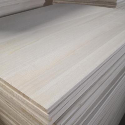 China Eco-friendly wholesale paulownia edge glued paulownia joint wood finger board solid lumber for sale for sale